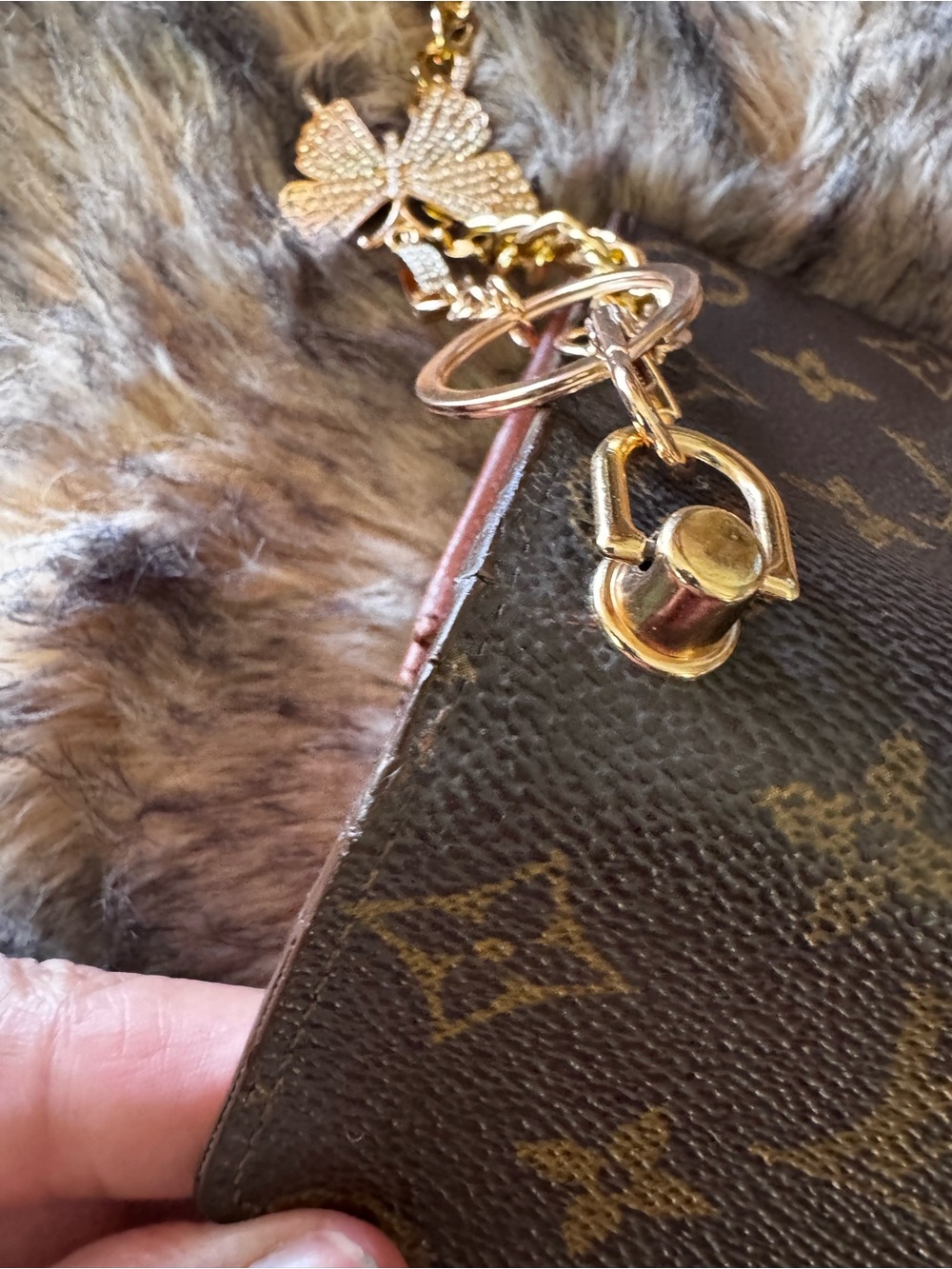 Louis Vuitton monogram sarah wallet, converted Crossbody vintage - Picture 15 of 17